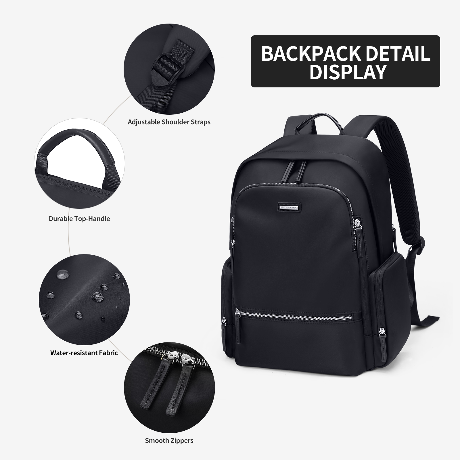 Fashionable 15.6-Inch Women's Laptop Backpack