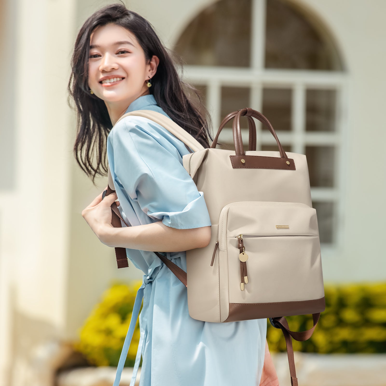 Waterproof Portable 15.6-Inch Laptop Backpack