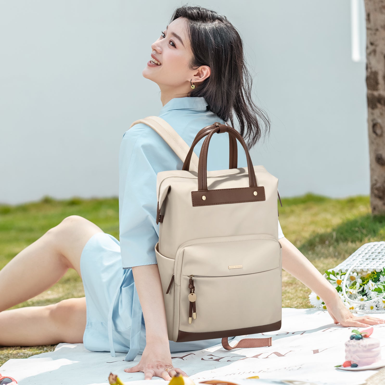 Waterproof Portable 15.6-Inch Laptop Backpack