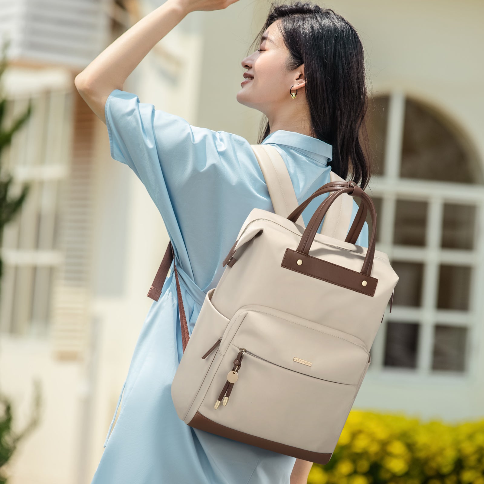Waterproof Portable 15.6-Inch Laptop Backpack