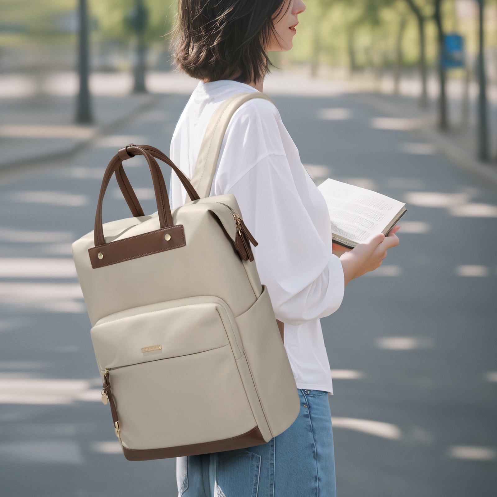 Waterproof Portable 15.6-Inch Laptop Backpack