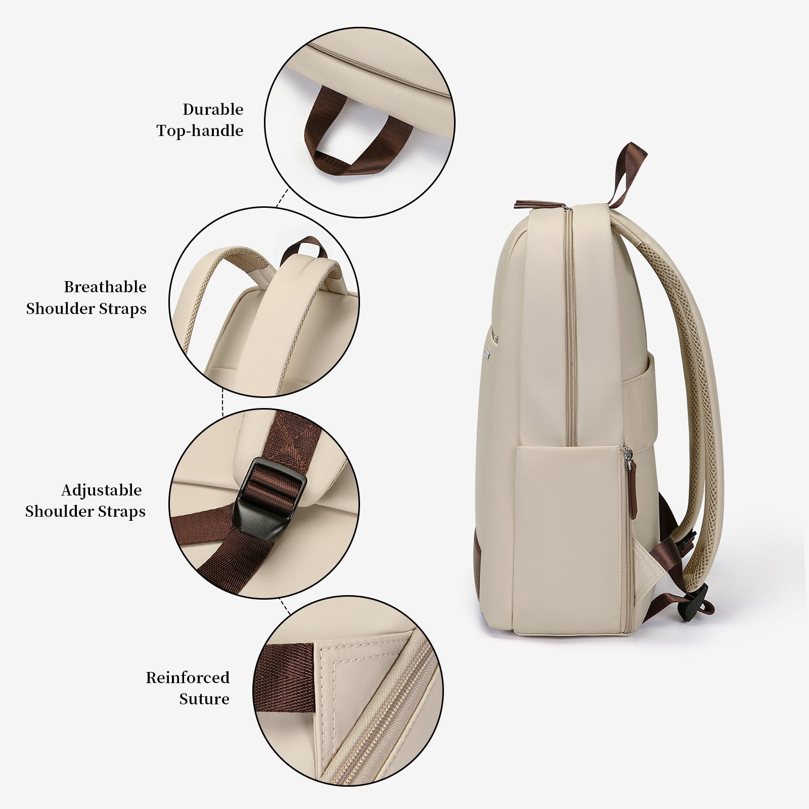Laptop Backpack, Fits 15.6 Inch