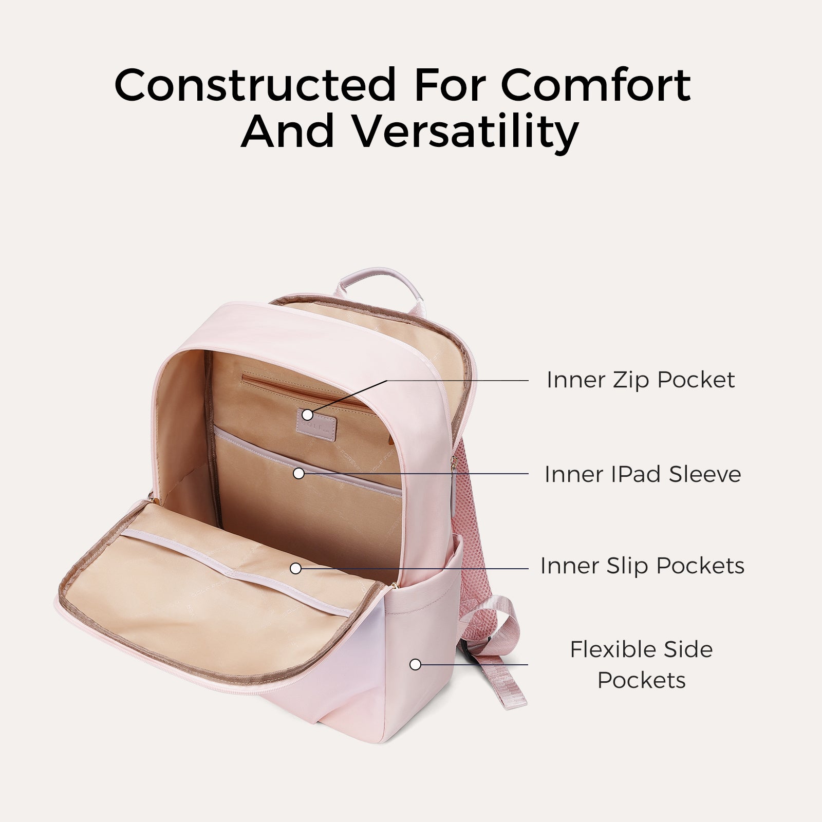 Sac à dos multifonction pour ordinateur portable 18,9 L
