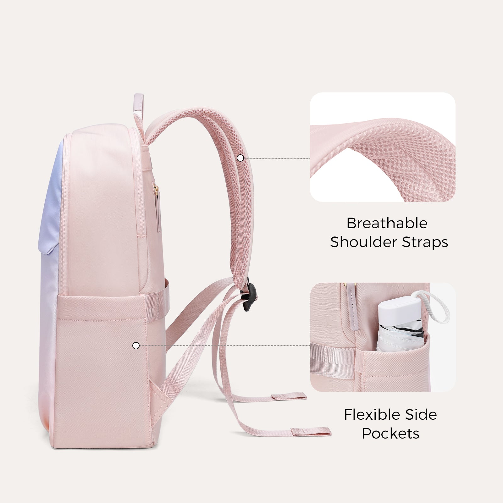 Sac à dos multifonction pour ordinateur portable 18,9 L