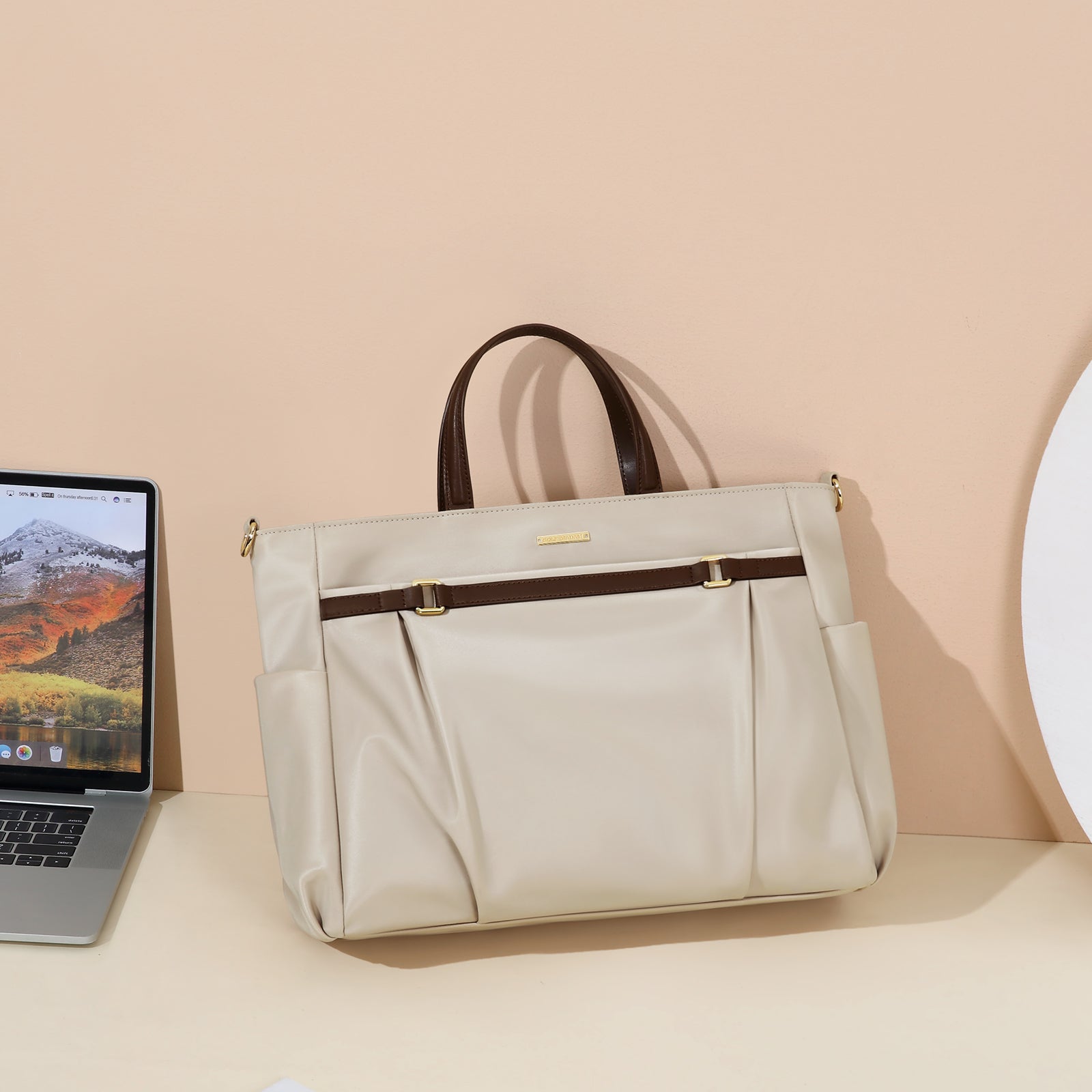 Portable 15-Inch Laptop Tote Bag