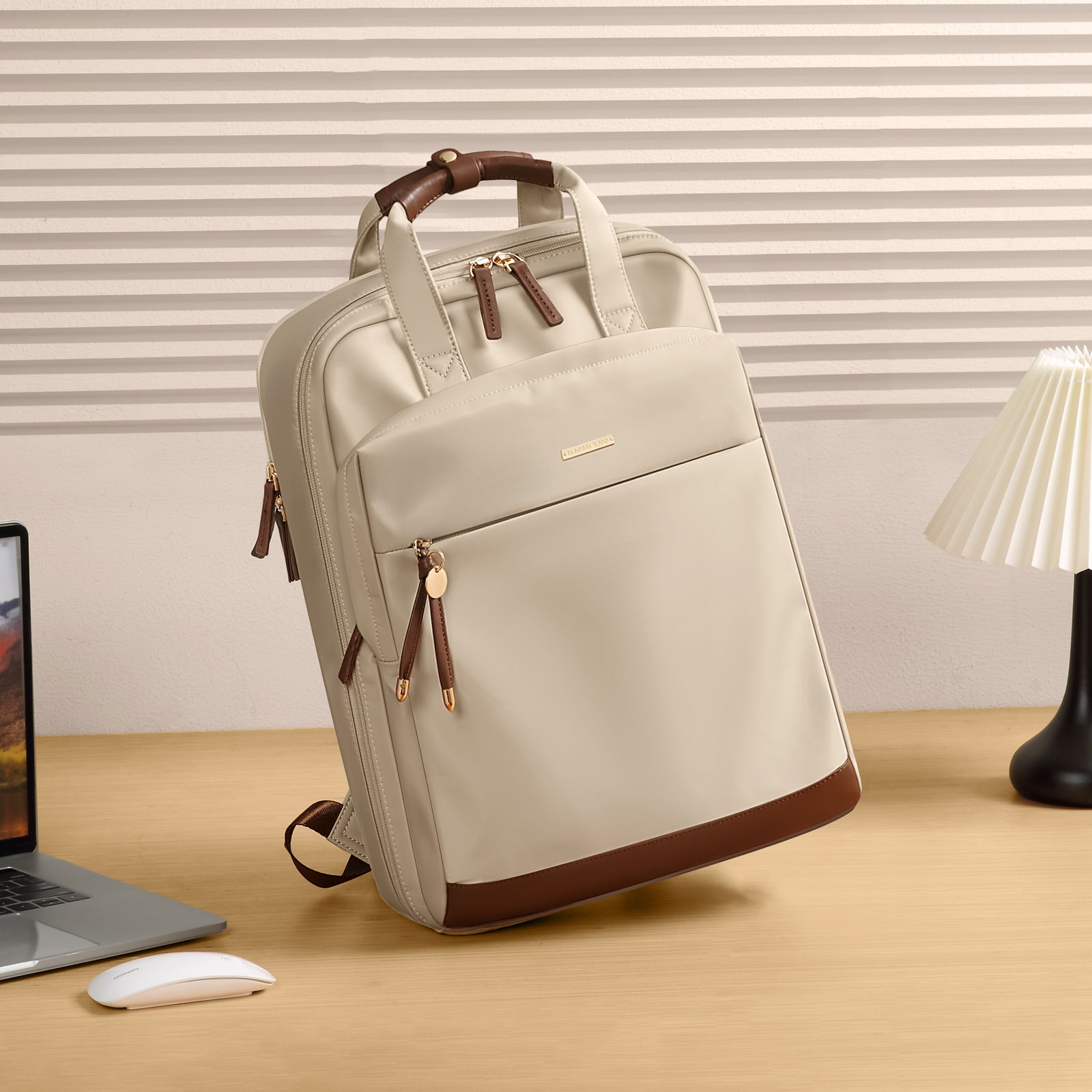 Women Laptop Backpack with Smart Tote Design