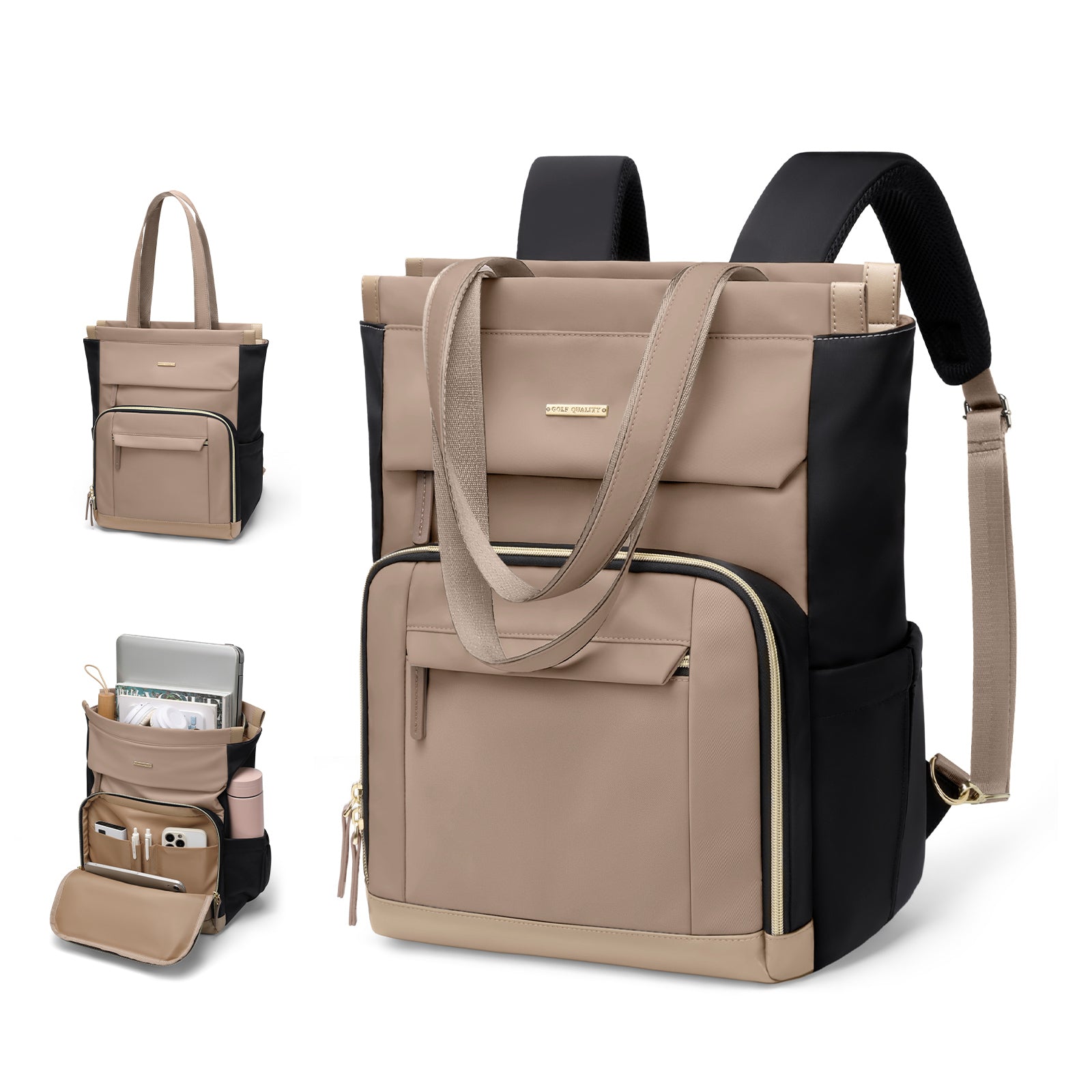 16 Zoll Convertible Laptop Rucksack 